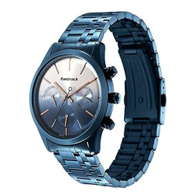 "Titan Fastrack NR3288QM01  (Gents) - Click here to View more details about this Product
